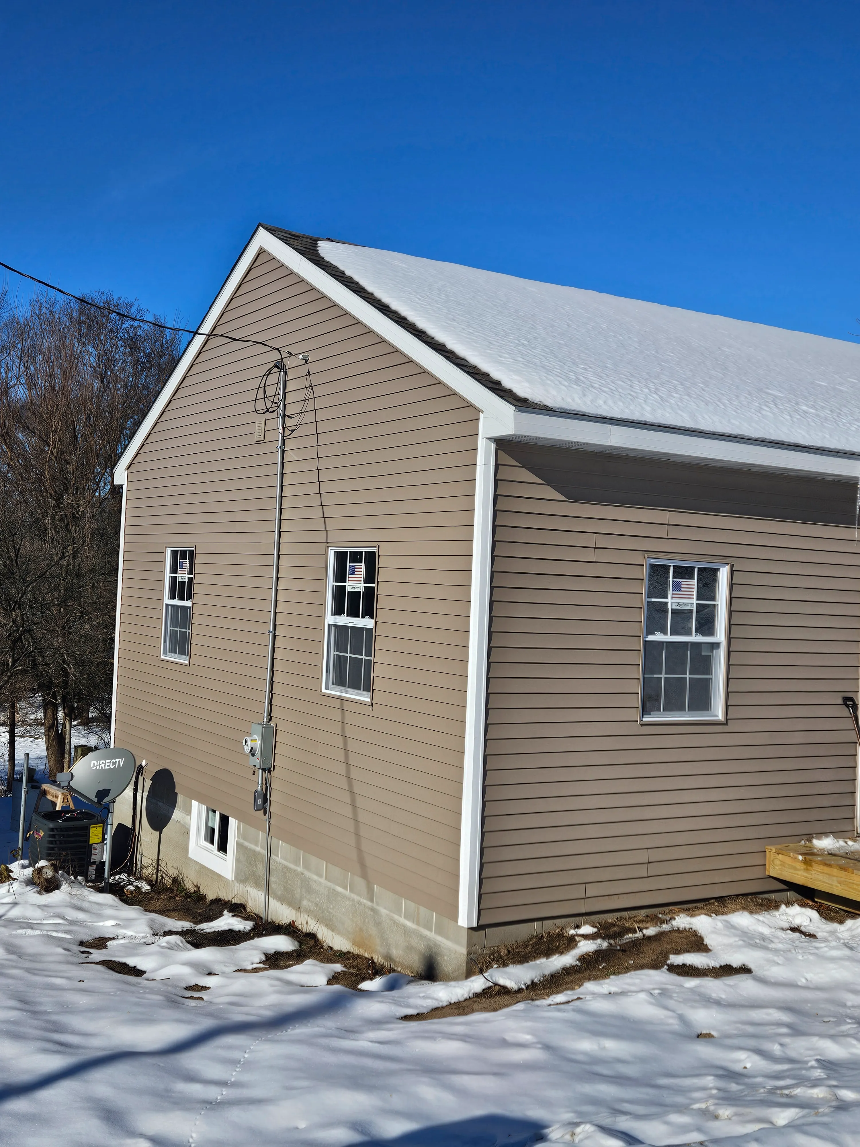 New Vinyl Siding Installation
